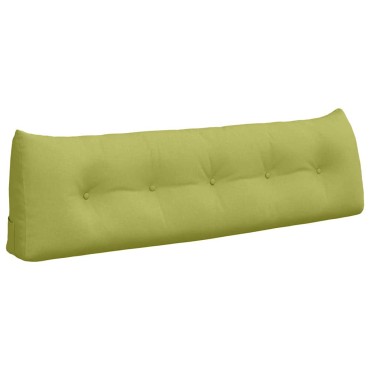 vidaXL Μαξιλάρι Πλάτης Ανοιχτό Πράσινο 160 x 24 x 50 εκ ύφασμα