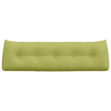 vidaXL Μαξιλάρι Πλάτης Ανοιχτό Πράσινο 160 x 24 x 50 εκ ύφασμα