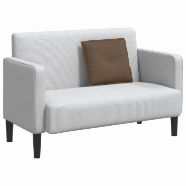 vidaXL Μαξιλάρι Πλάτης Καφέ 50 x 19 x 45 εκ ύφασμα