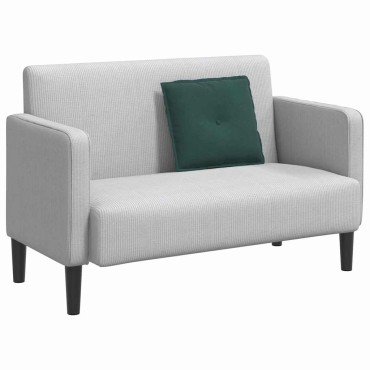 vidaXL Μαξιλάρι Πλάτης Σκούρο Πράσινο 50 x 45 εκ. Υφασμάτινο Κορντουρά