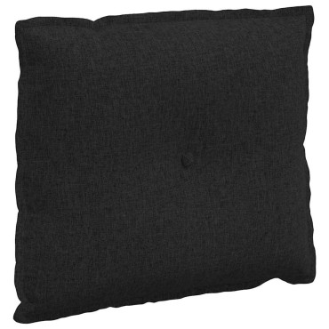 vidaXL Μαξιλάρι Πλάτης Μαύρο 60 x 19 x 50 εκ ύφασμα