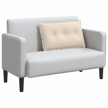vidaXL Μαξιλάρι Πλάτης Μπεζ 80 x 50 cm Ύφασμα Μικροΐνας
