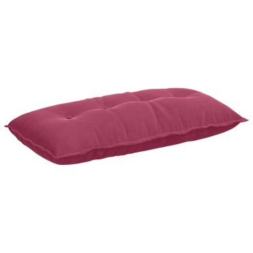 vidaXL Μαξιλάρι Πλάτης Κόκκινο 100 x 50 cm Υφασμάτινο Κορντουρά