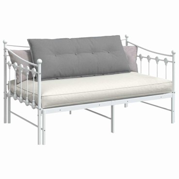 vidaXL Μαξιλάρι Πλάτης Ανοιχτό γκρι 120 x 19 x 50 εκ ύφασμα