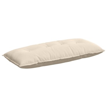 vidaXL Μαξιλάρι Πλάτης Μπεζ 120 x 50 cm Ύφασμα Μικροΐνας