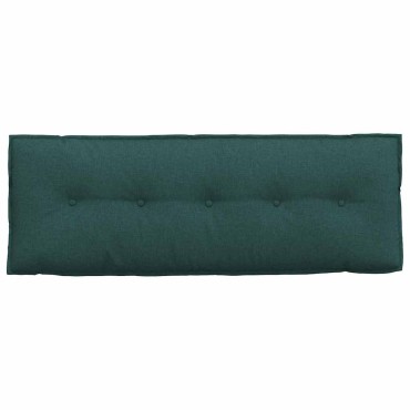 vidaXL Μαξιλάρι Πλάτης Σκούρο Πράσινο 140 x 19 x 50 εκ ύφασμα