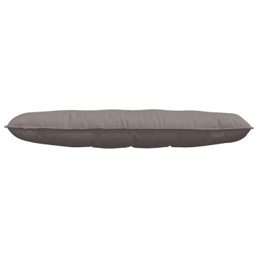 vidaXL Μαξιλάρι Πλάτης Taupe 140 x 19 x 50 εκ ύφασμα