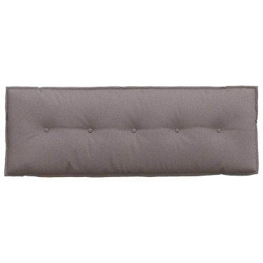 vidaXL Μαξιλάρι Πλάτης Taupe 140 x 19 x 50 εκ ύφασμα
