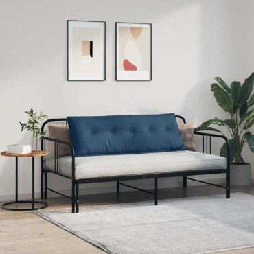vidaXL Μαξιλάρι Πλάτης Μπλε 140 x 19 x 50 εκ ύφασμα