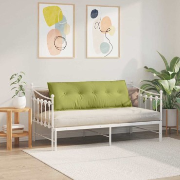 vidaXL Μαξιλάρι Πλάτης Ανοιχτό Πράσινο 140 x 19 x 50 εκ ύφασμα