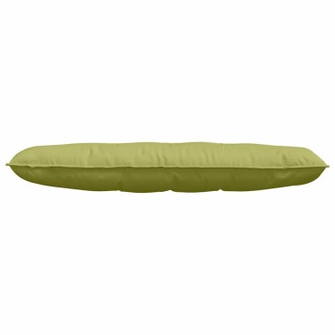 vidaXL Μαξιλάρι Πλάτης Ανοιχτό Πράσινο 140 x 19 x 50 εκ ύφασμα
