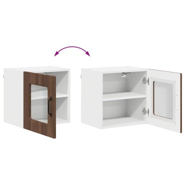 vidaXL Πάνελ πλυντηρίου πιάτων Kalmar Καφέ δρυς 40x31x40cm