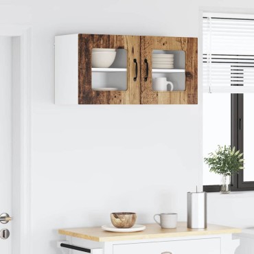 vidaXL Πάνελ πλυντηρίου πιάτων Kalmar Παλιό ξύλο 40x31x40cm