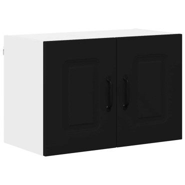 vidaXL Πάνελ πλυντηρίου πιάτων Kalmar Μαύρο 60x31x40 εκ
