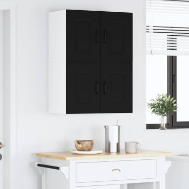 vidaXL Πάνελ πλυντηρίου πιάτων Kalmar Μαύρο 60x31x40 εκ