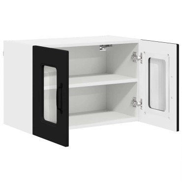 vidaXL Πάνελ πλυντηρίου πιάτων Kalmar Μαύρο 60x31x40 εκ