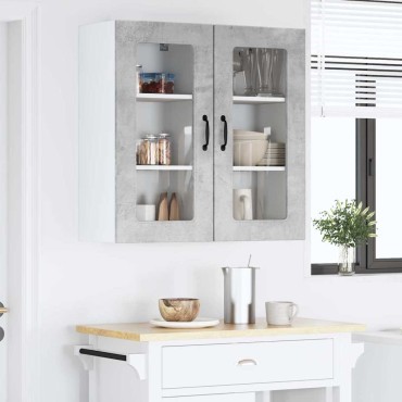 vidaXL Πάνελ πλυντηρίου πιάτων Kalmar Σκυρόδεμα Γκρι 40x31x80cm