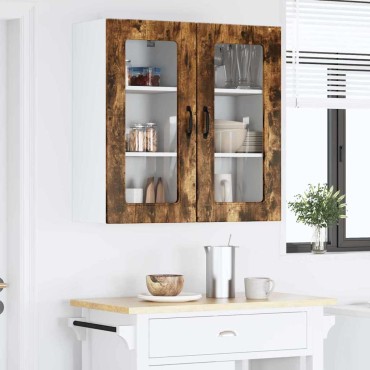 vidaXL Πάνελ πλυντηρίου πιάτων Kalmar Καπνιστό Δρύς 40x31x80cm