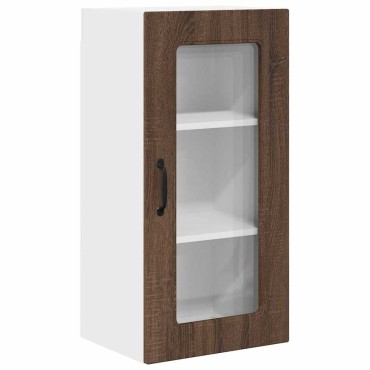 vidaXL Πάνελ πλυντηρίου πιάτων Kalmar Καφέ δρυς 40x31x80cm