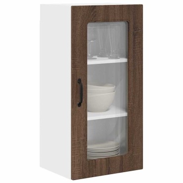 vidaXL Πάνελ πλυντηρίου πιάτων Kalmar Καφέ δρυς 40x31x80cm