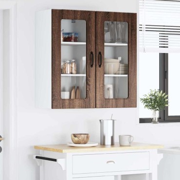 vidaXL Πάνελ πλυντηρίου πιάτων Kalmar Καφέ δρυς 40x31x80cm