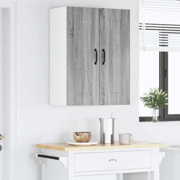 vidaXL Πάνελ πλυντηρίου πιάτων Kalmar Γκρίζο Σονομα 30x31x80cm