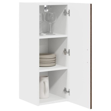 vidaXL Πάνελ πλυντηρίου πιάτων Kalmar Καφέ δρυς 30x31x80cm