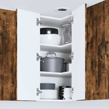 vidaXL Πάνελ πλυντηρίου πιάτων Kalmar Καπνιστό Δρύς 57x57x80cm