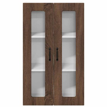 vidaXL Πάνελ πλυντηρίου πιάτων Kalmar Καφέ δρυς 60x31x100cm
