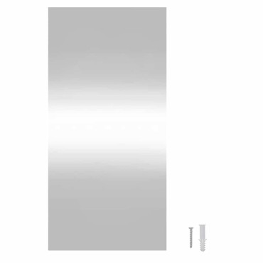 vidaXL Καθρέφτης Τοίχου με LED Ορθογώνιος 30 x 60 εκ. Γυάλινος