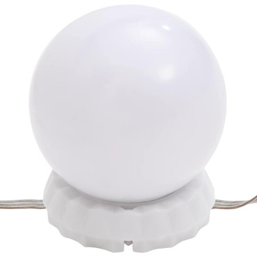 vidaXL Καθρέφτης με Φώτα LED 60x40 εκ. Γυαλί Οβάλ