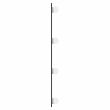 vidaXL Καθρέφτης Τοίχου με LED Ορθογώνιος 50x80 εκ. Γυάλινος