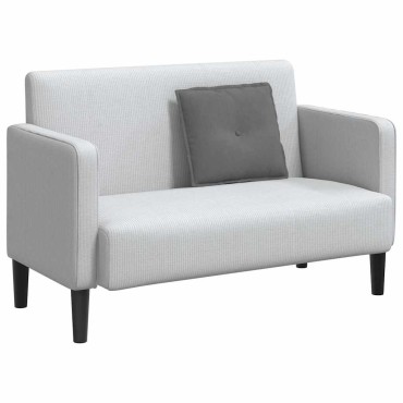 vidaXL Μαξιλάρι Πλάτης Σκούρο Γκρι 50 x 45 εκ. Ύφασμα Μικροΐνας