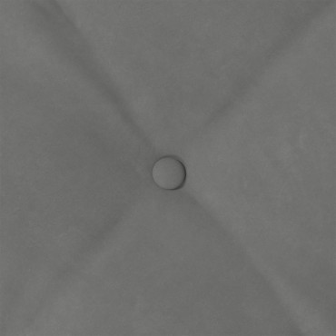 vidaXL Μαξιλάρι Πλάτης Σκούρο Γκρι 50 x 45 εκ. Ύφασμα Μικροΐνας