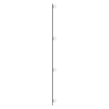 vidaXL Καθρέφτης Τοίχου με LED Ορθογώνιος 30x100 εκ. Γυάλινος
