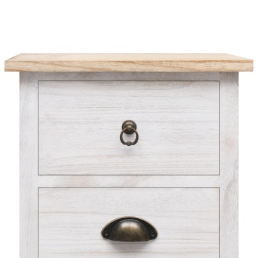 vidaXL Βοηθητικό Ντουλάπι 35x25x87cm από Ξύλο Παυλώνιας