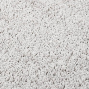 vidaXL Χαλί Shaggy Αντιολισθητικό Ανοιχτό Γκρι 160x230cm