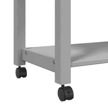 vidaXL Τρόλεϊ Κουζίνας MONZA 60x40x88,5cm Γκρι από Μασίφ Ξύλο Πεύκου 1 τεμ.