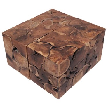 vidaXL Σκαμπό 4 τεμ. Καφέ 40x40x45cm από Μασίφ Ξύλο Teak