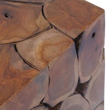 vidaXL Σκαμπό 4 τεμ. Καφέ 40x40x45cm από Μασίφ Ξύλο Teak
