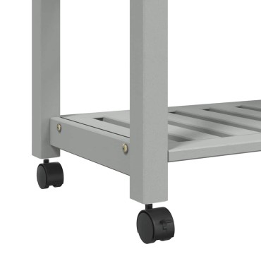 vidaXL Τρόλεϊ Κουζίνας MONZA 84x40x88,5cm από Μασίφ Ξύλο Πεύκου 1 τεμ.