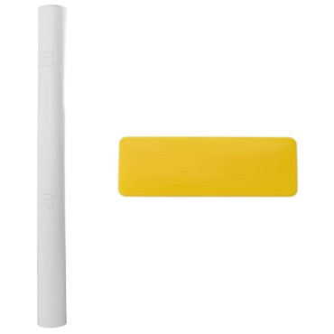 vidaXL Αυτοκόλλητη Μεμβράνη Παράθυρου Λευκό με Θολό Εφέ 45 x 500 cm