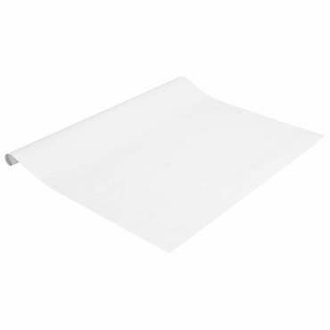 vidaXL Αυτοκόλλητη Μεμβράνη Παράθυρου Λευκό με Θολό Εφέ 90 x 500 cm