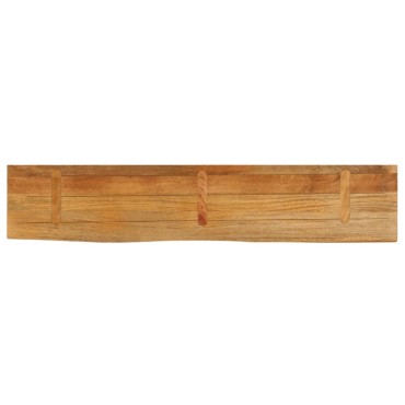 vidaXL Επιφάνεια Τραπεζιού 160x30x3,8cm Live Edge Μασίφ Ξύλο Μάνγκο 1 τεμ.