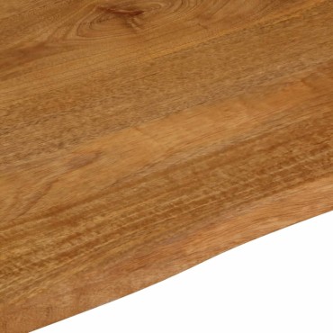 vidaXL Επιφάνεια Τραπεζιού 40x40x3,8cm Live Edge Μασίφ Ξύλο Μάνγκο 1 τεμ.