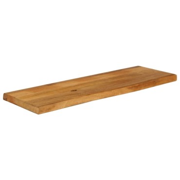 vidaXL Επιφάνεια Τραπεζιού 120x40x3,8cm Live Edge Μασίφ Ξύλο Μάνγκο 1 τεμ.