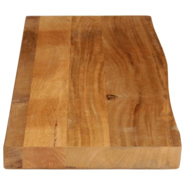 vidaXL Επιφάνεια Τραπεζιού 120x40x3,8cm Live Edge Μασίφ Ξύλο Μάνγκο 1 τεμ.