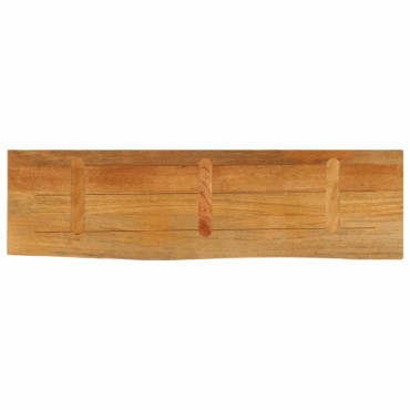vidaXL Επιφάνεια Τραπεζιού 120x40x3,8cm Live Edge Μασίφ Ξύλο Μάνγκο 1 τεμ.