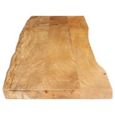 vidaXL Επιφάνεια Τραπεζιού 160x40x3,8cm Live Edge Μασίφ Ξύλο Μάνγκο 1 τεμ.