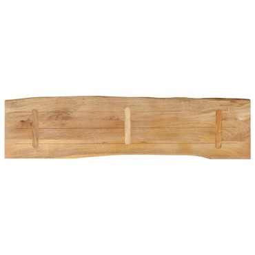 vidaXL Επιφάνεια Τραπεζιού 180x40x3,8cm Live Edge Μασίφ Ξύλο Μάνγκο 1 τεμ.